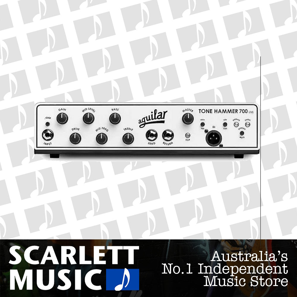 Aguilar TH700 Tone Hammer 700w Bass Head Ltd Ed White — view 2