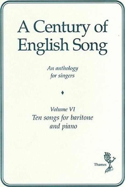 A Century Of English Song Vol 6 Baritone