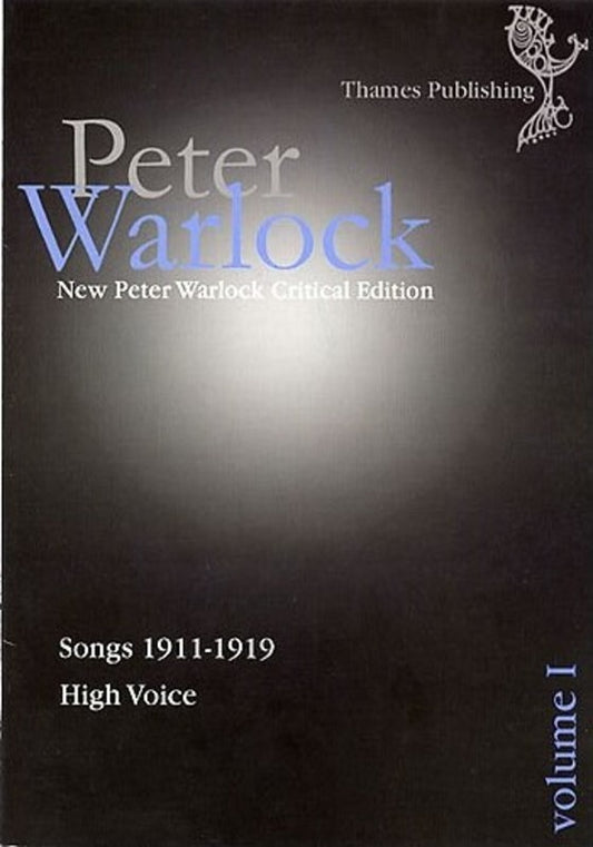 New Peter Warlock Critical Edition Vol 1 High (Softcover Book)
