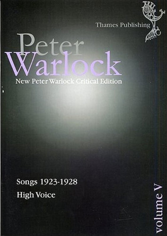 New Peter Warlock Critical Edition Vol 5 High (Softcover Book)
