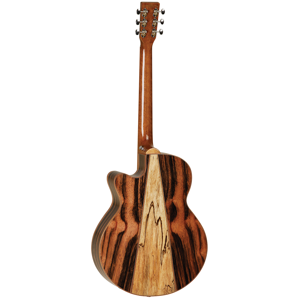 Tanglewood Java Superfolk Cutaway Electric Guitar TJ4-CE, Solid Cedar Top, Amara Ebony Back, Fishman Presys EQ, Natural Gloss Finish — view 2