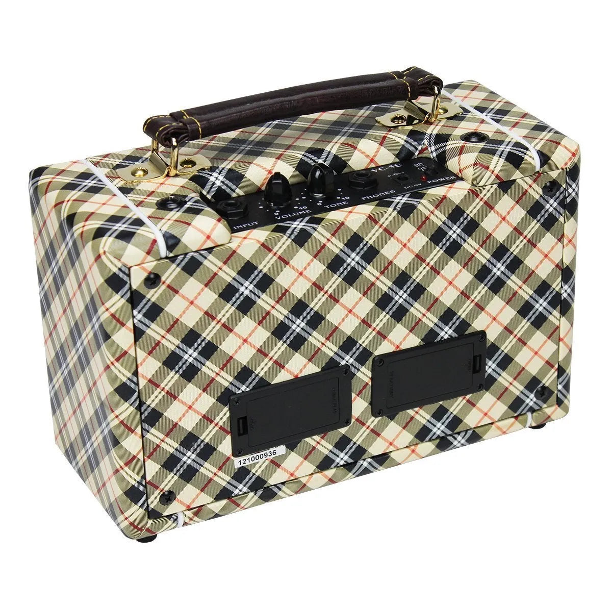 Tiki TK-UA2-CHK 5 Watt Portable Ukulele Amplifier Chequered Finish — view 2