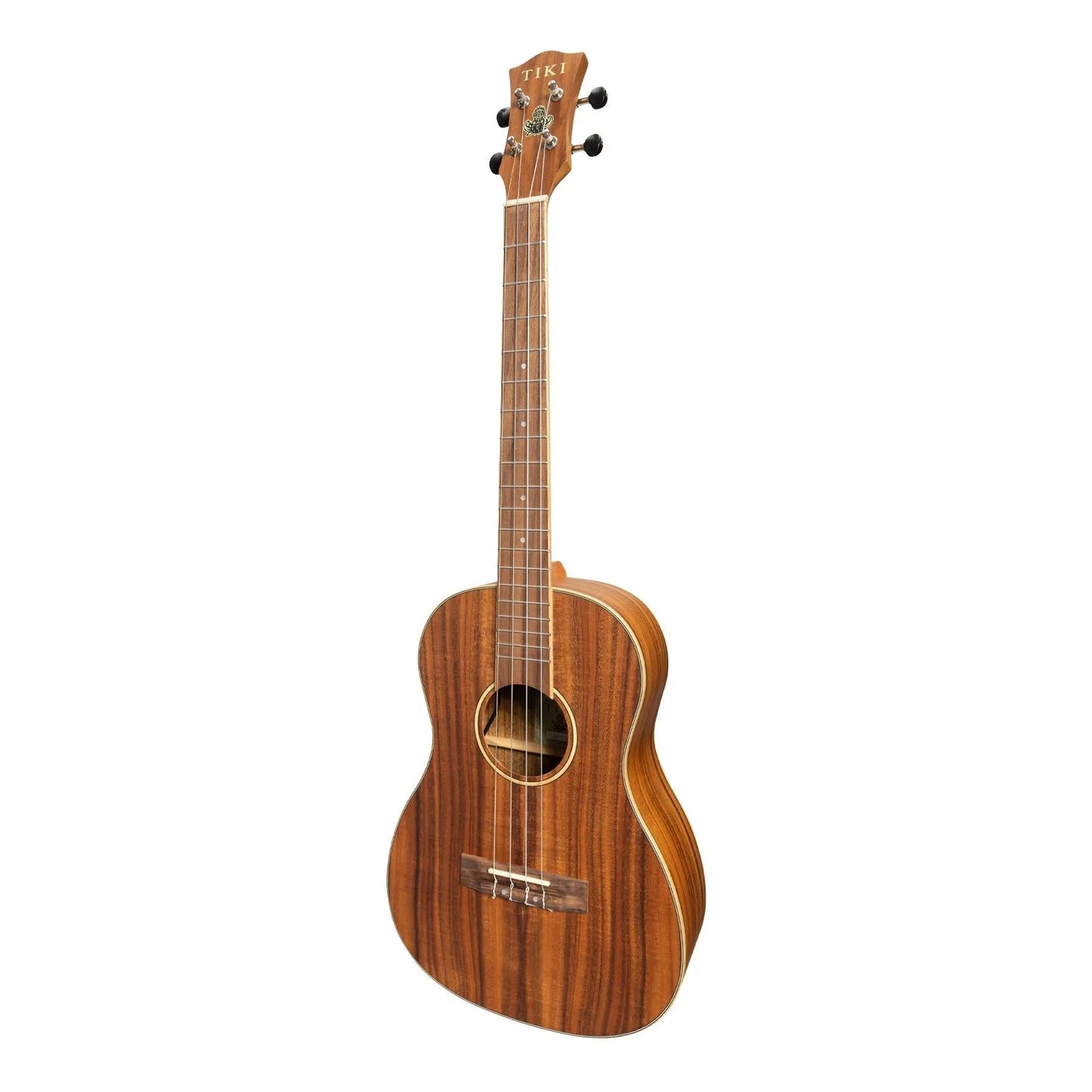 Tiki Koa Electric Baritone Ukulele TKB-3P-NST with Gig Bag Natural Satin