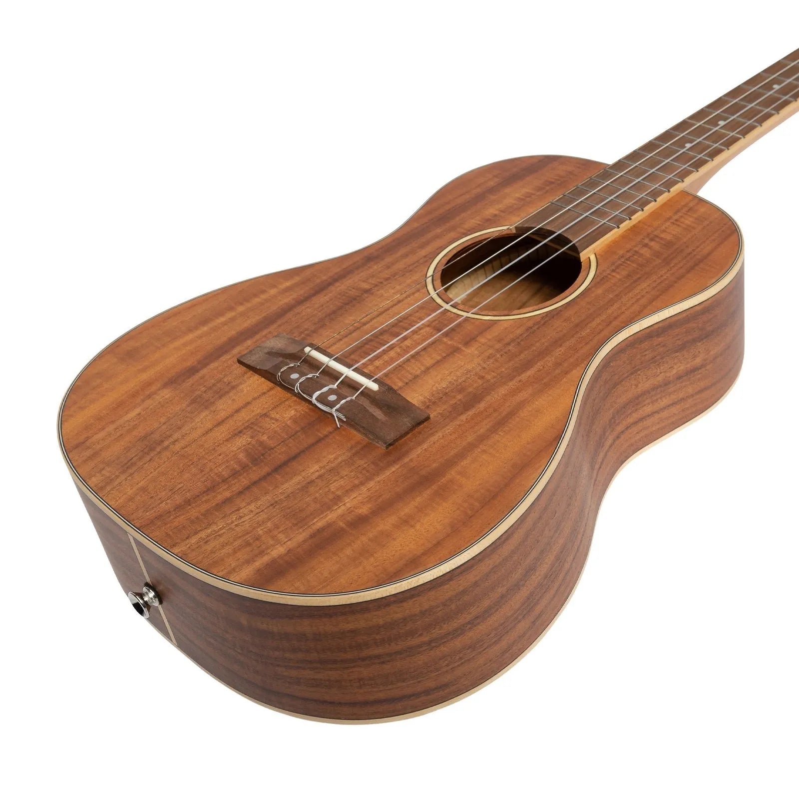 Tiki 9 Series Koa Solid Top Baritone Ukulele with Hard Case TKB-9-NST Natural Satin — view 6