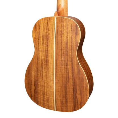 Tiki 9 Series Koa Solid Top Baritone Ukulele with Hard Case TKB-9-NST Natural Satin — view 5