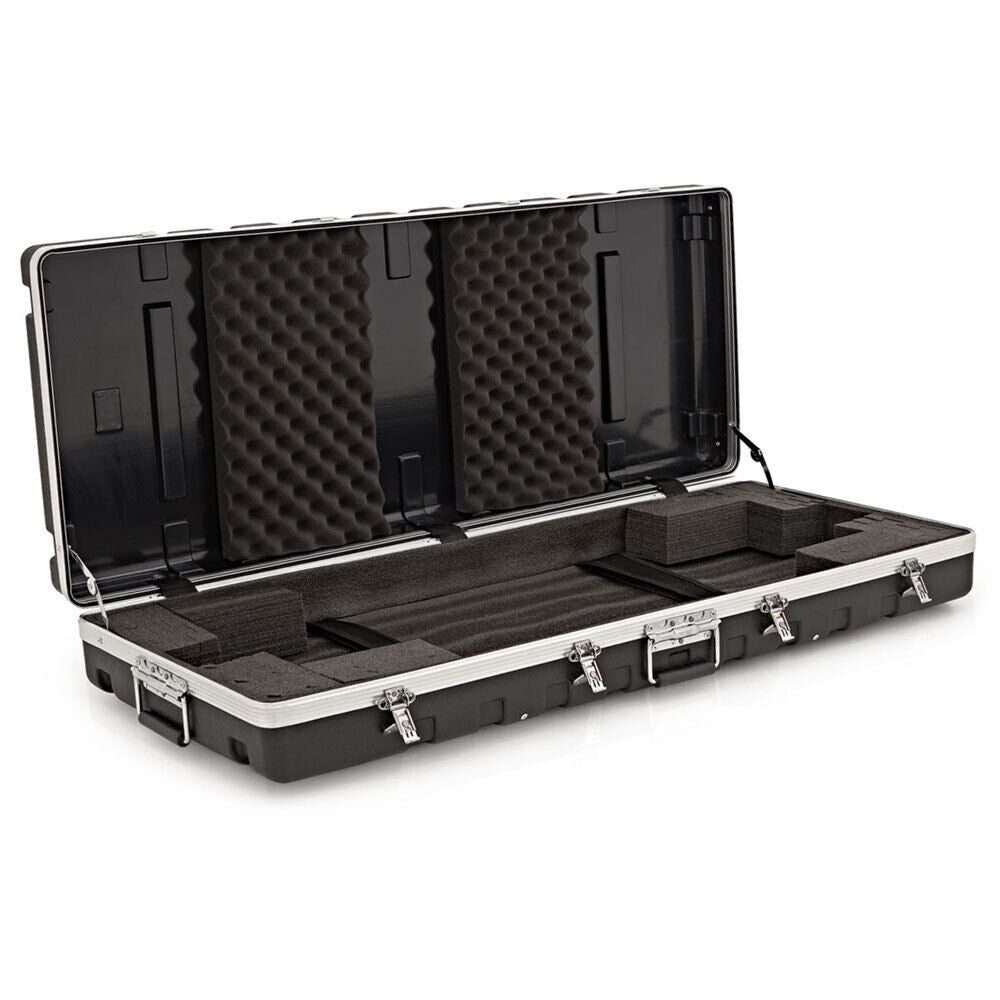 Torque 76-Key Adjustable ABS Keyboard Case with Wheels and Handles, Black Finish — view 2