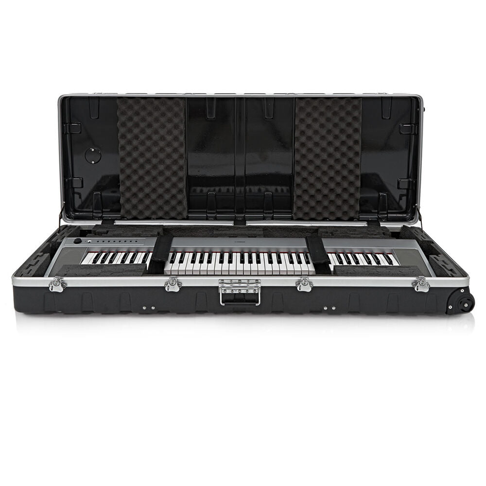 Torque 88-Key ABS Keyboard Case with Wheels and Adjustable Foam Padding — view 3