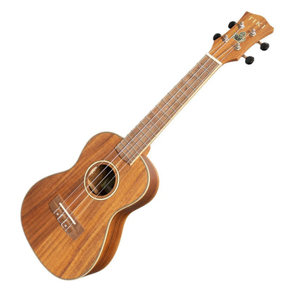 Tiki TKC-3-NST '3 Series' Koa Concert Ukulele with Padded Gig Bag - Natural Satin — view 3