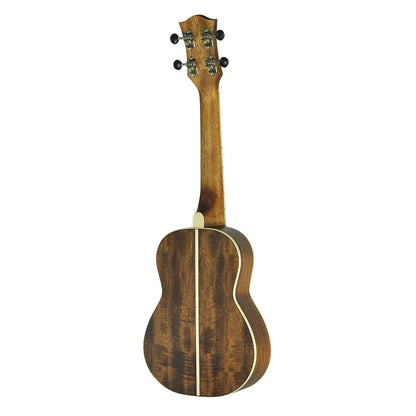 Tiki 9 Series Koa Solid Top Concert Ukulele with Hard Case Natural Satin TKC-9-NST — view 2