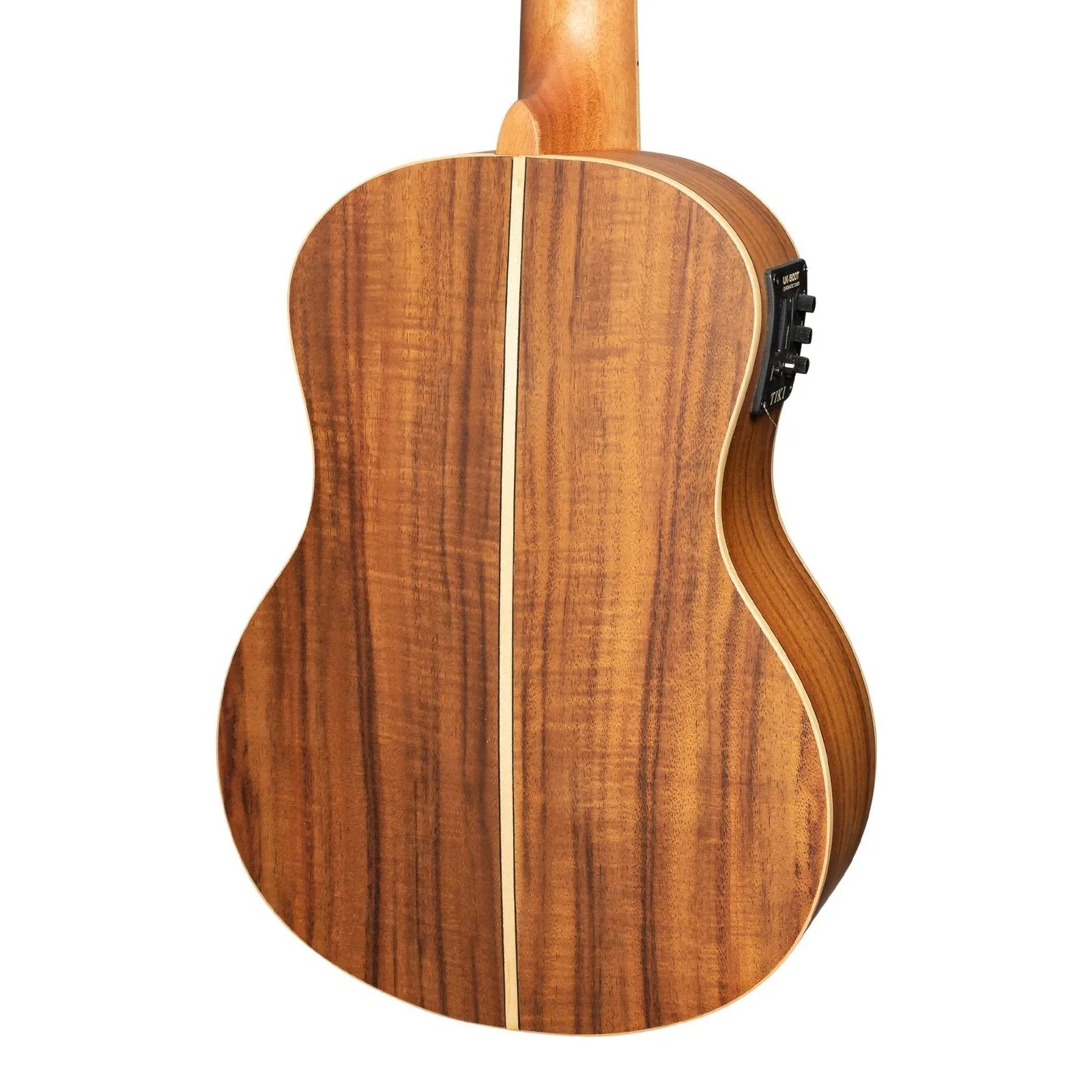Tiki Koa Electric Tenor Ukulele TKT-3P-NST with Gig Bag Natural Satin — view 5