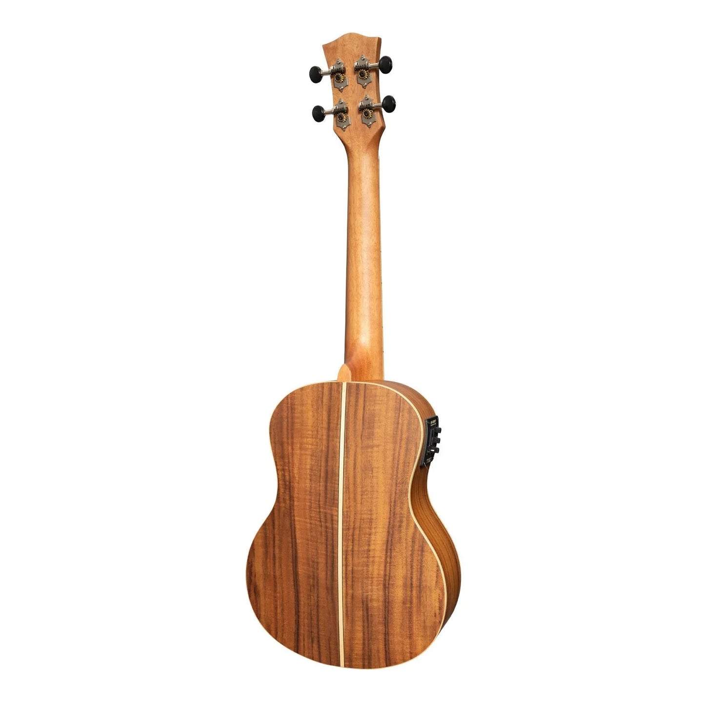 Tiki Koa Electric Tenor Ukulele TKT-3P-NST with Gig Bag Natural Satin — view 2