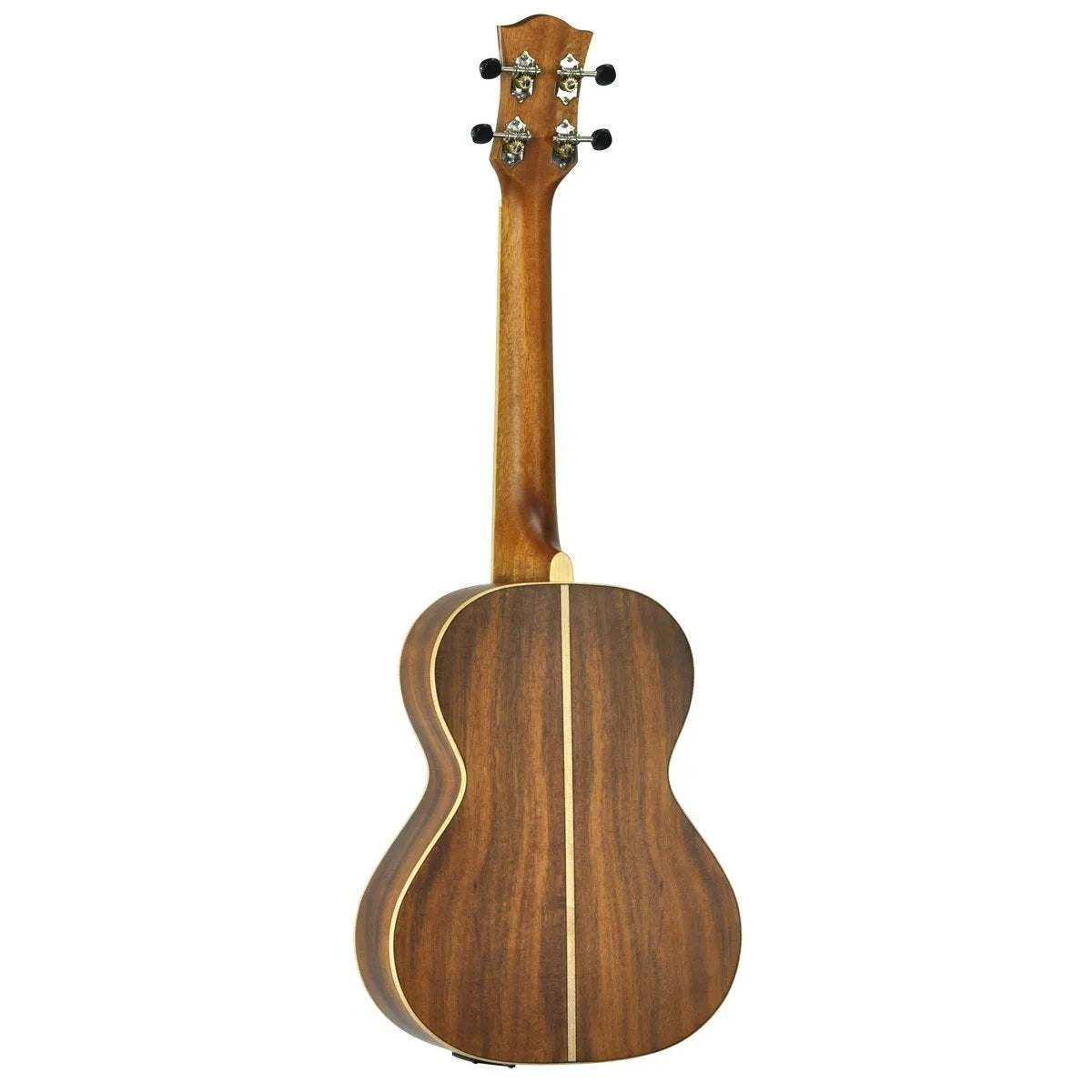 Tiki 9 Series Koa Solid Top Electric Tenor Ukulele with Hard Case Natural Satin TKT-9P-NST — view 2