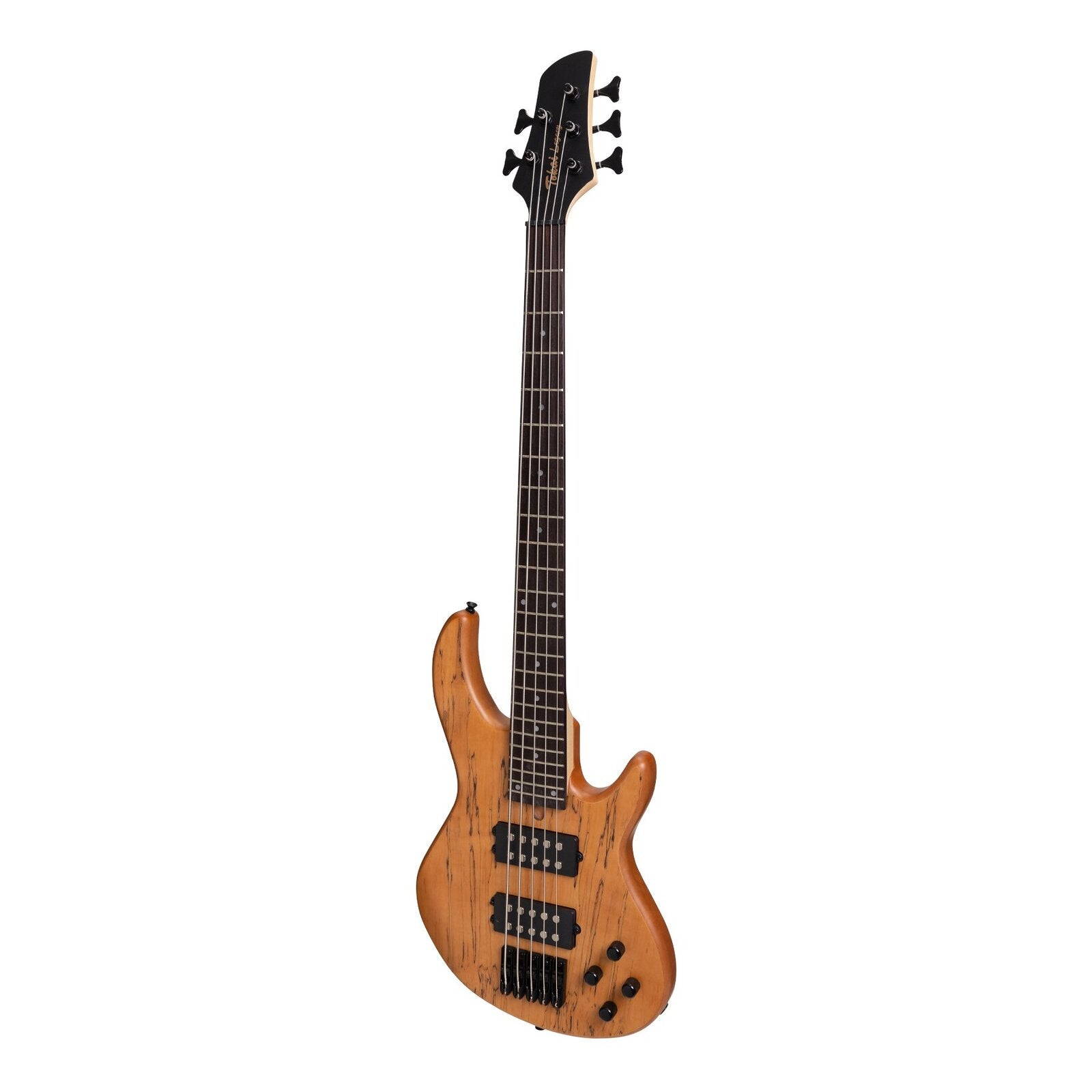 Tokai 'Legacy Series' 5-String Mahogany & Spalted Maple T-Style Contemporary Electric Bass Guitar (Natural Satin)