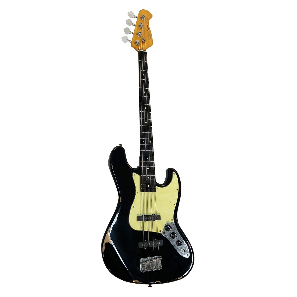 Tokai Legacy Series JB-Style 'Relic' Electric Bass - Black, 4 Strings, Vintage Aged Hardware, Canadian Maple Neck, 34" Scale Length