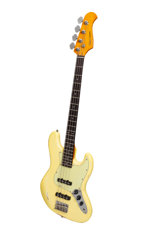 Tokai Legacy Series JB-Style Relic Electric Bass Hi-Gloss Cream TL-JBR-CRM