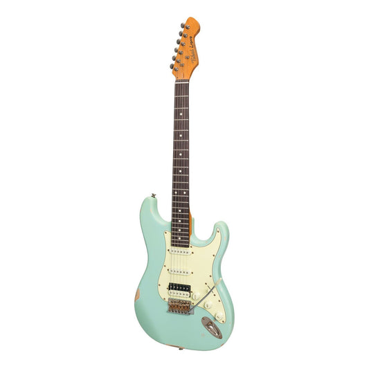 Tokai 'Legacy Series' ST-Style HSS 'Relic' Electric Guitar (Blue)