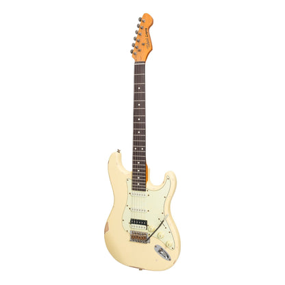 Tokai Legacy Series ST-Style HSS Relic Electric Guitar Hi-Gloss Cream TL-ST5-CRM