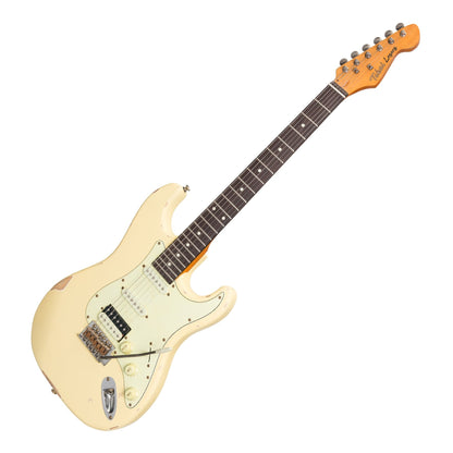 Tokai Legacy Series ST-Style HSS Relic Electric Guitar Hi-Gloss Cream TL-ST5-CRM — view 3