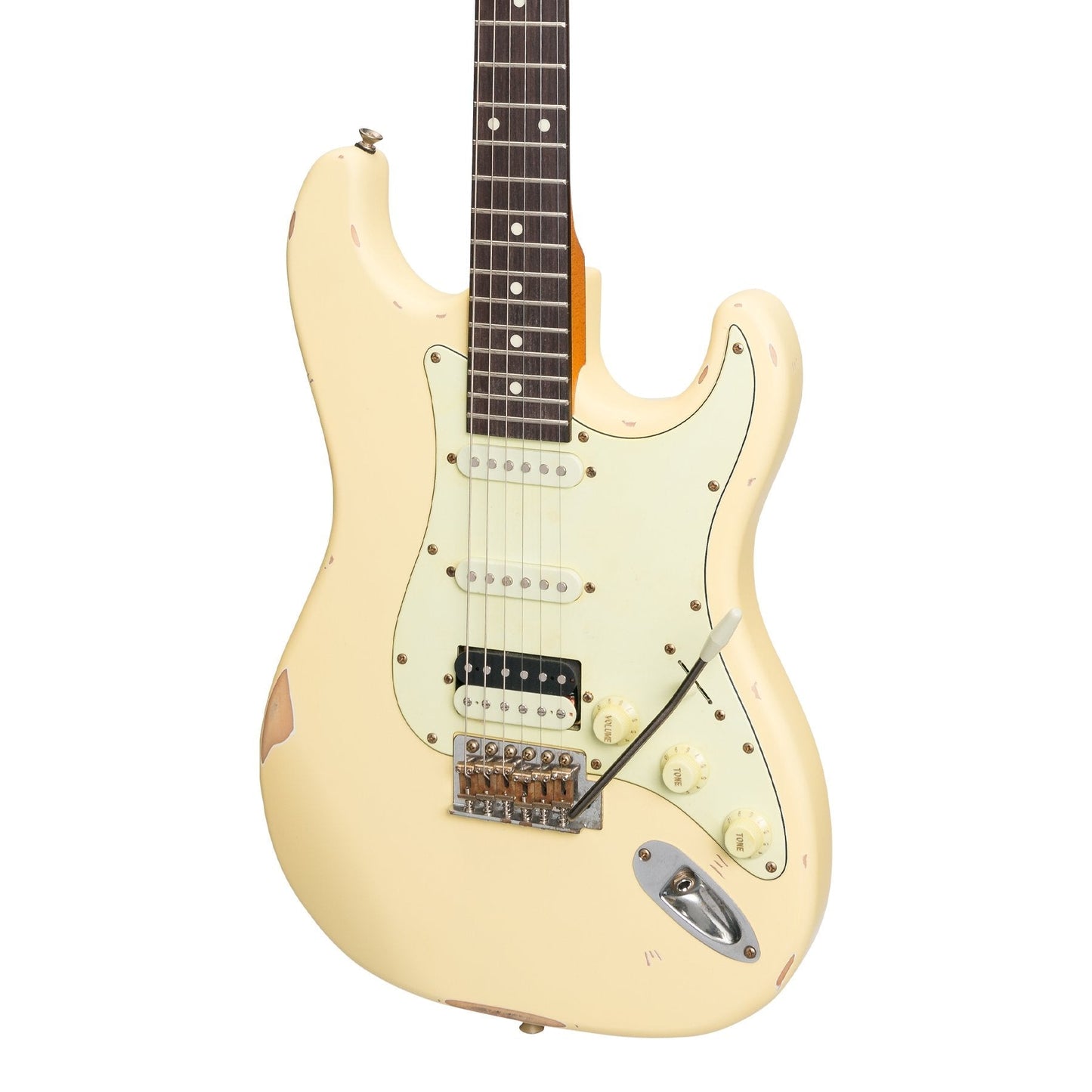 Tokai Legacy Series ST-Style HSS Relic Electric Guitar Hi-Gloss Cream TL-ST5-CRM — view 4