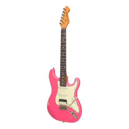 Tokai Legacy Series ST-Style HSS Relic Electric Guitar Hi-Gloss Pink TL-ST5-PK