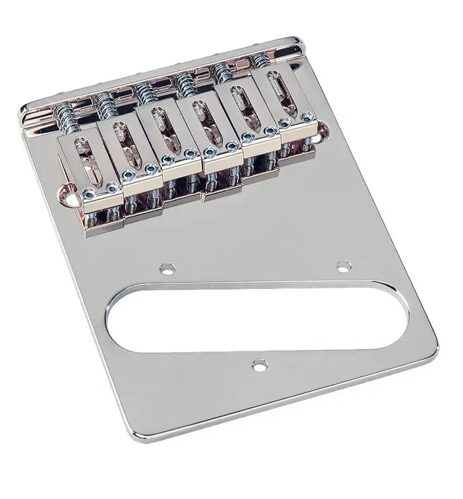 Gotoh TL8315F Tele Style Square Bridge Tailpiece - Chrome
