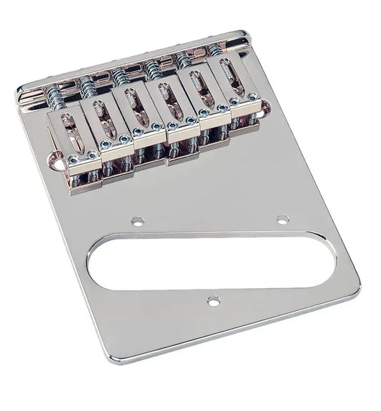 Gotoh TL8315F Tele Style Square Bridge Tailpiece - Chrome