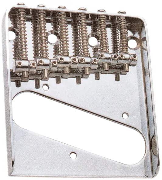 Eagle TLK842 Bridge with 6 Cast Barrel Saddles Chrome