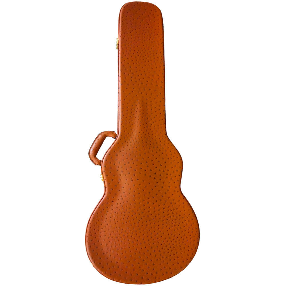 Torque Wooden Archtop LP-Style Electric Guitar Case - Ostrich Finish