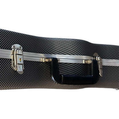Torque Deluxe ABS LP-Style Electric Guitar Case - Black/White Finish — view 3