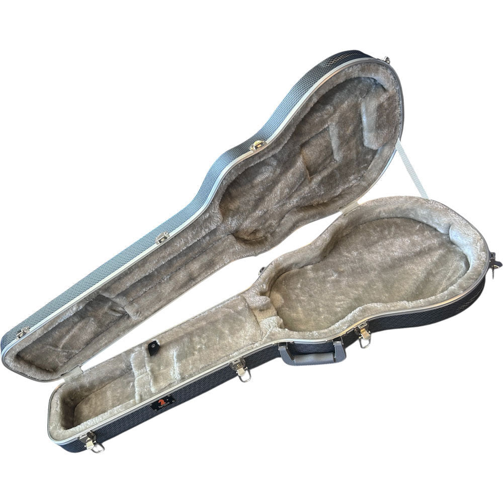 Torque Deluxe ABS Electric Guitar Case for LP-Style Guitars - Light Grey Finish — view 2