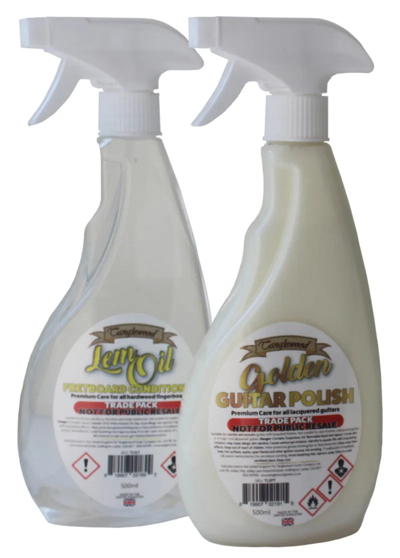 Tanglewood Luthiers Secret Lemon Oil 500ml Trade Pack for Guitar Care