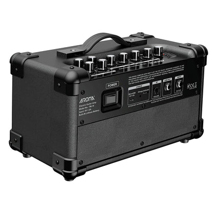 Aroma TM15BK 15W Black Electric Guitar Amplifier with Bluetooth & Effects — view 3