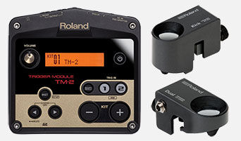ROLAND RT30K Trigger Pack TM2 - Hybrid Acoustic/Electronic Drum Kit Components for Enhanced Sound and Performance