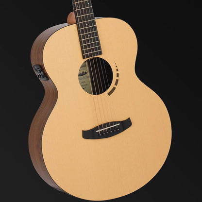 Tanglewood Metropolitan TM3-E Acoustic Guitar, Spruce Top, Koa Back & Sides, Tanglewood TEQ-G3 EQ, Natural Satin Finish
