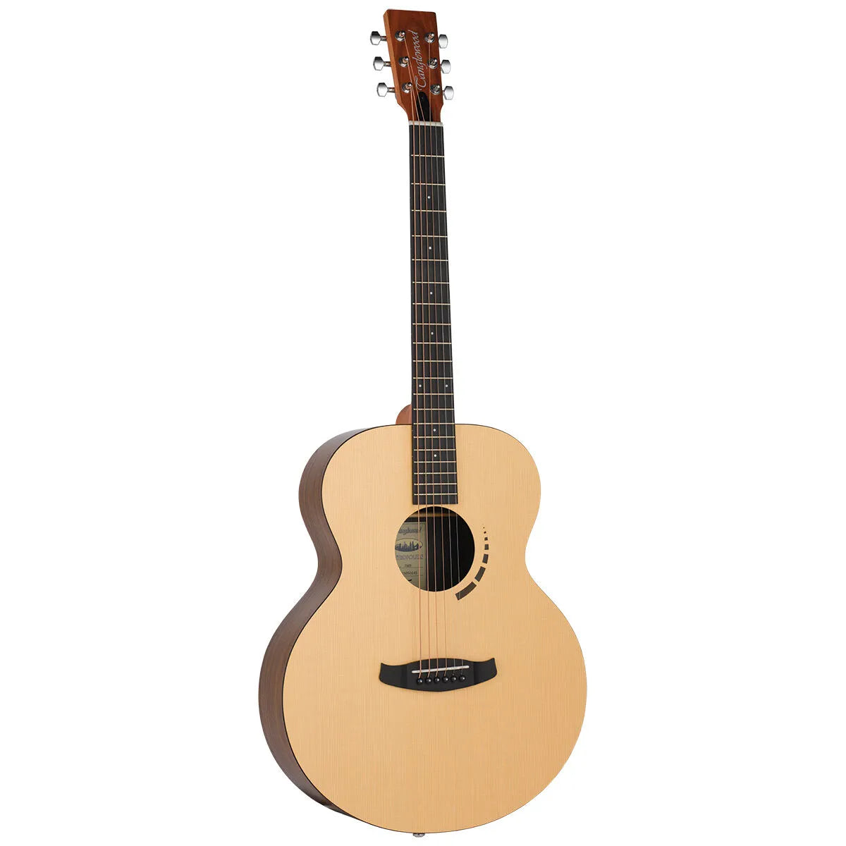 Tanglewood Metropolitan TM3 Acoustic Guitar Spruce/Koa Orchestra Body Natural Satin Finish — view 2