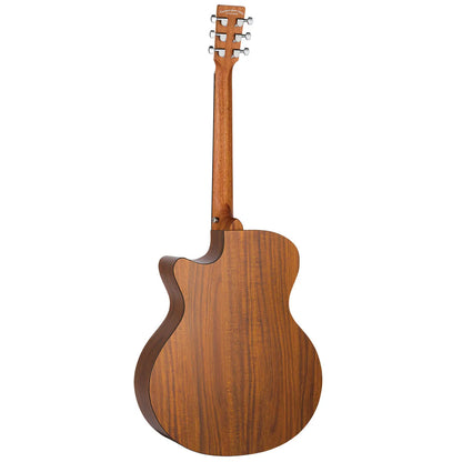 Tanglewood Metropolitan TM4-CE Super Folk Spruce/Koa Cutaway Electric Guitar — view 3