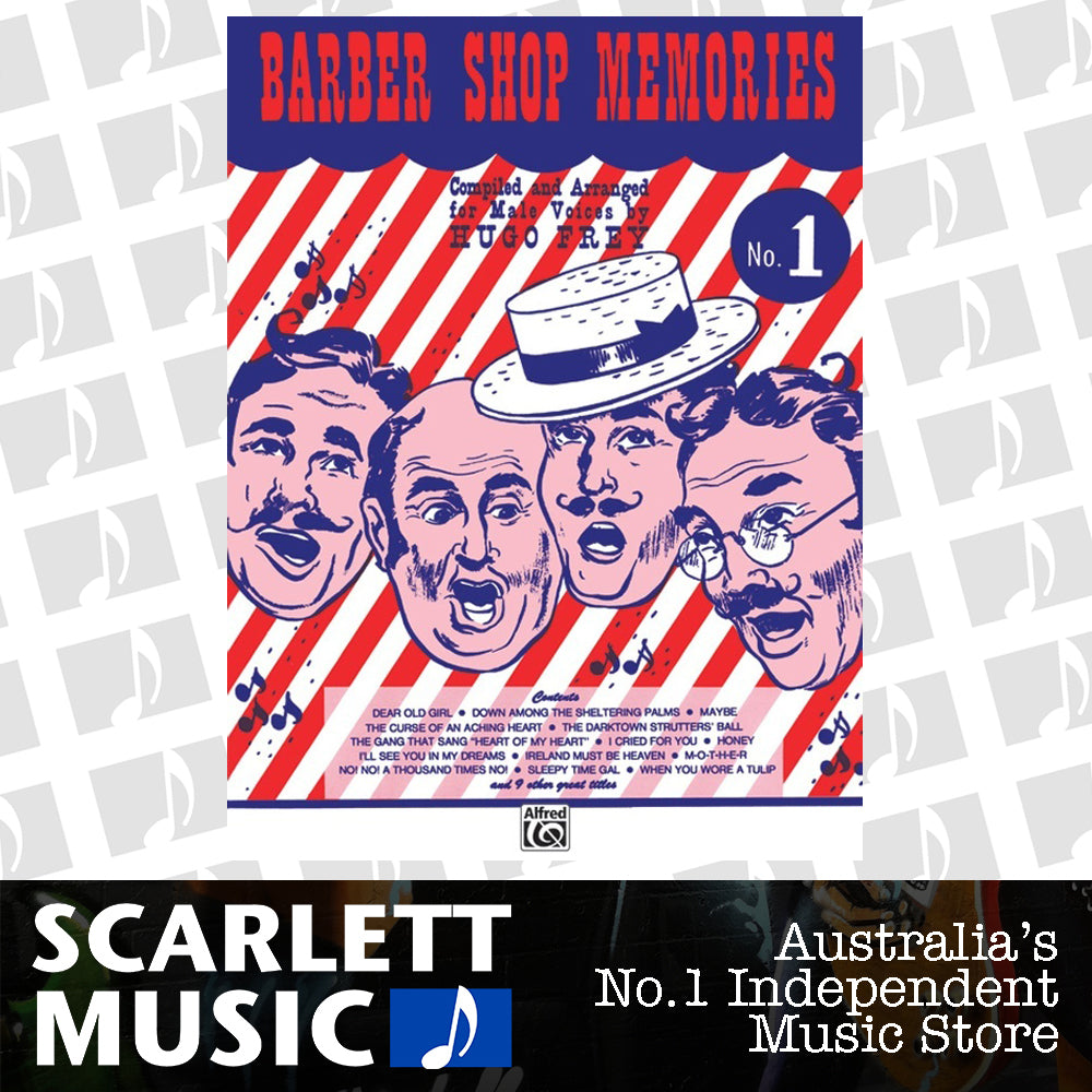 Barber Shop Memories 1 TTBB Choral Sheet Music — view 2