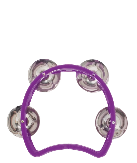 Mano Percussion Kids Tambourine - 4" Junior Tambourine in Purple