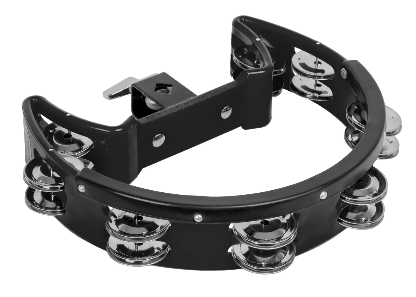 Mano Percussion TMP34B 9 x 5.5 Inch Headless Tambourine - Black