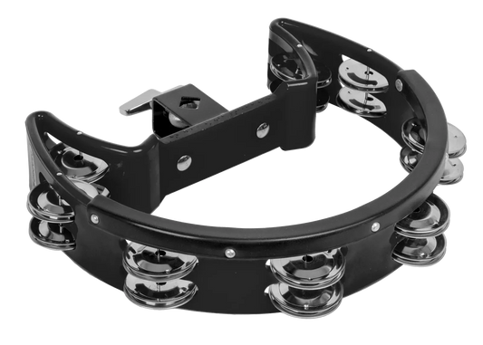 Mano Percussion TMP34B 9 x 5.5 Inch Headless Tambourine - Black