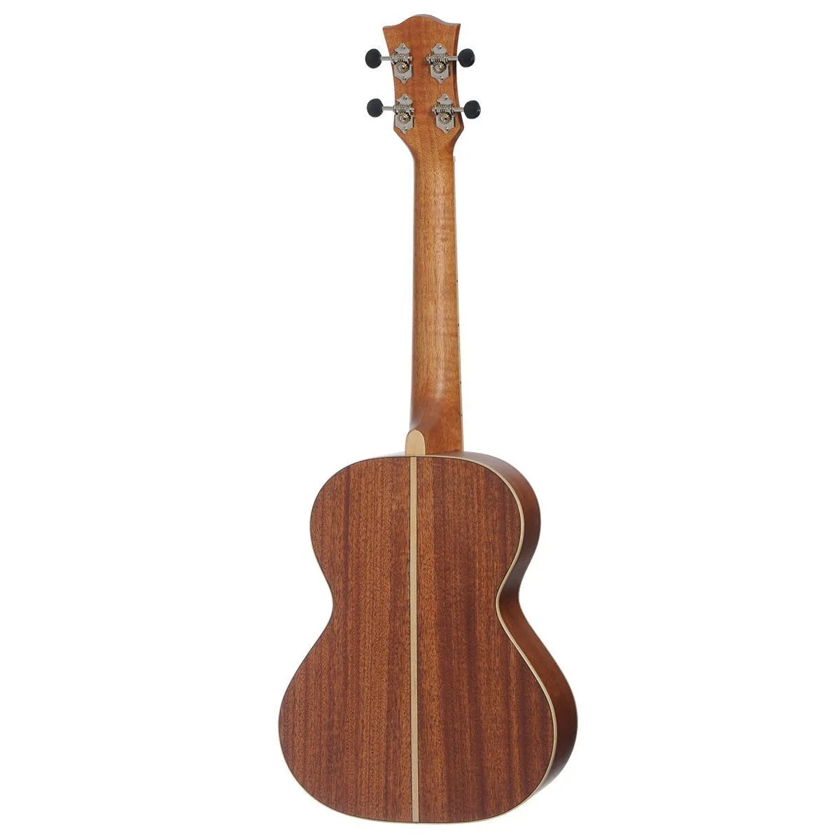Tiki 5 Series Mahogany Solid Top Tenor Ukulele with Hard Case Natural Satin TMT-5-NST — view 2