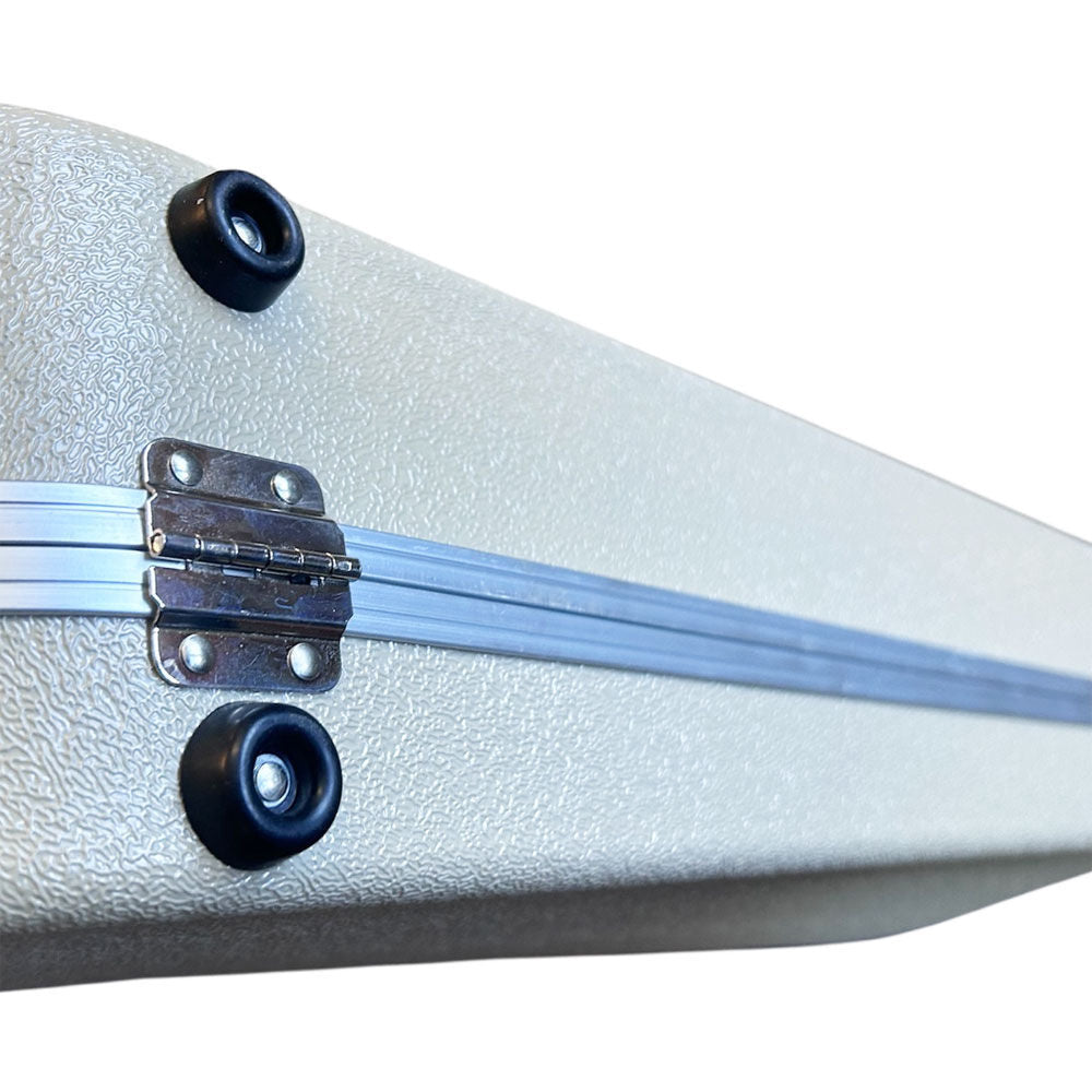 Torque Deluxe Molded ABS Mandolin Case - Ivory Finish — view 4