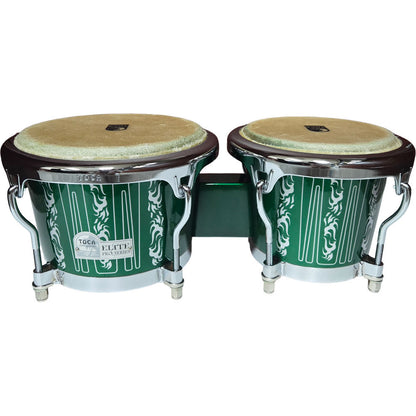 Toca Elite Pro Series 7 & 8.5" Wooden Bongos - Eldorado Green