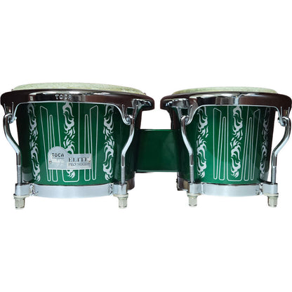 Toca Elite Pro Series 7 & 8.5" Wooden Bongos - Eldorado Green — view 2