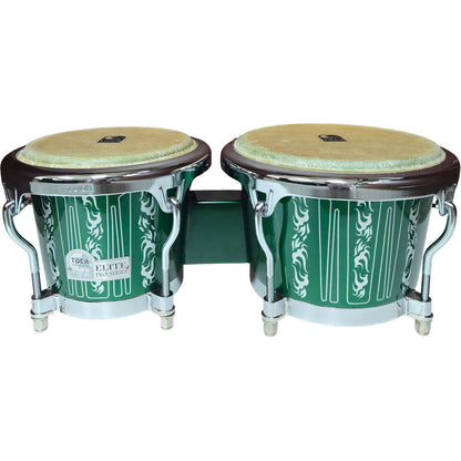 Toca Elite Pro Series 7 & 8.5" Wooden Bongos - Eldorado Green — view 5