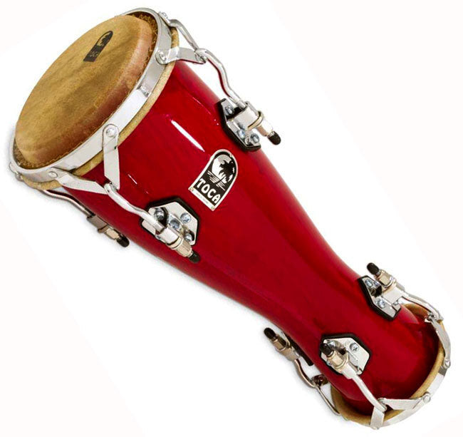 Toca Small Bata Drum Oconcolo Bright Red Lacquer 22"