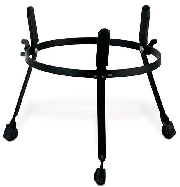 Toca 10" Sit Down Barrel Conga Stand - Metal Construction, Black Finish, Designed for Seated Players