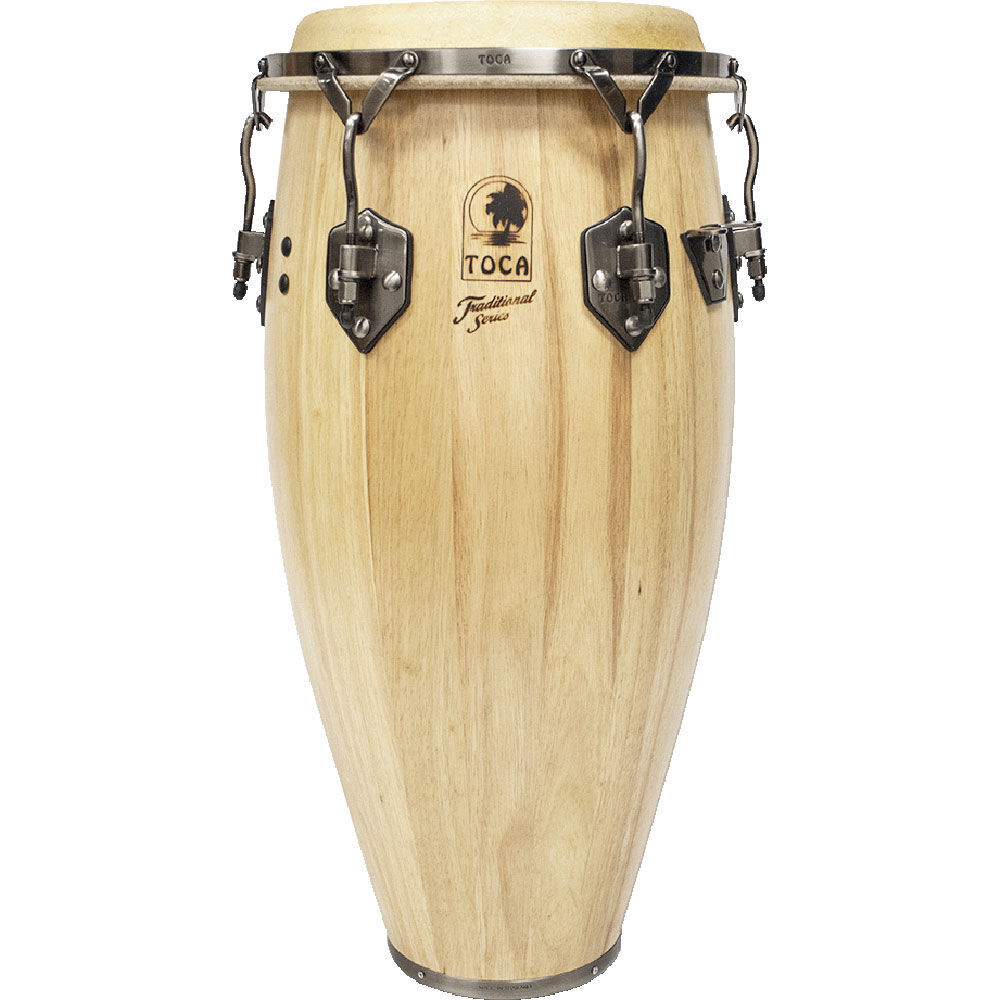 Toca Traditional Series 11-3/4" Wooden Conga Drum Natural Finish