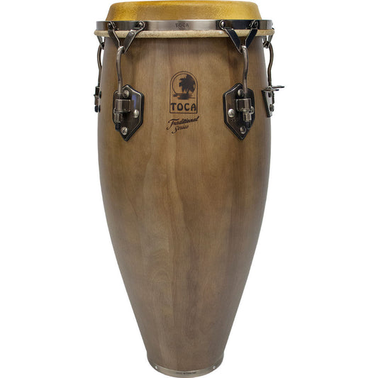Toca Traditional Series 11" Wooden Quinto Drum in Dark Walnut Finish