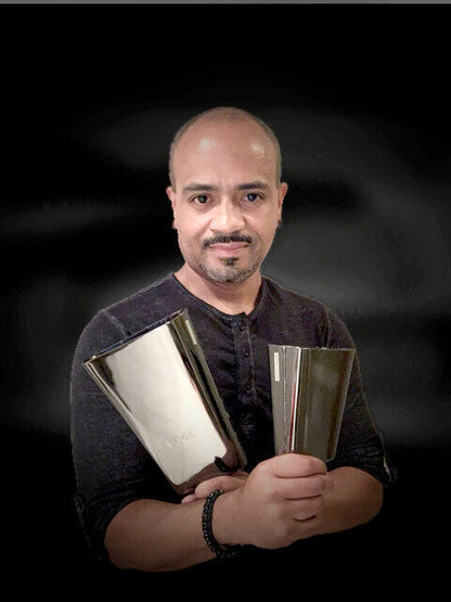 Toca Signature Series Eric Velez Nuyorican 5" Cha Cha Bell in Black Mirror Chrome — view 2